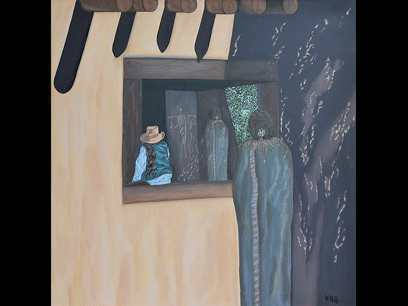 Santa Fe, 2015, Acryl 70 x 70 cm